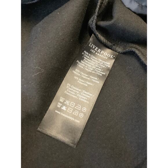 Liverpool Women's Medium Black Boyfriend Blazer Light Weight Ponte Knit J7-37 - Picture 9 of 9